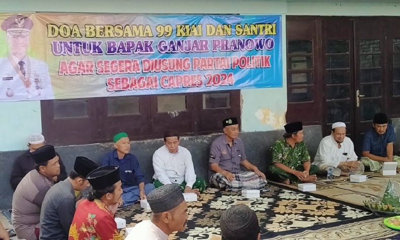 Ganjar Pranowo Belum Dapat Tiket Capres 2024, Kiai dan Santri di Bangkalan Gelar Doa Bersama