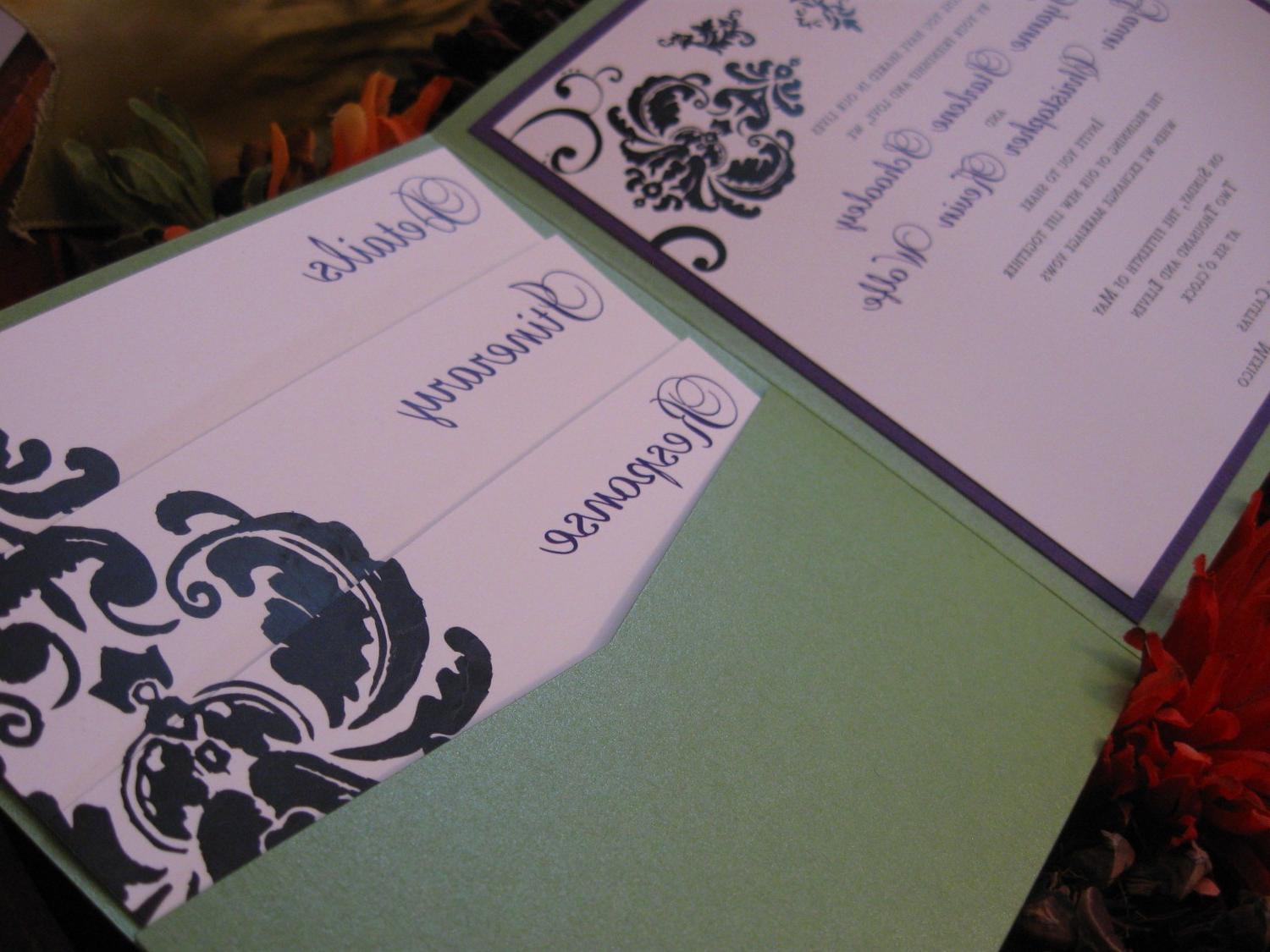 Damask Cascade Wedding