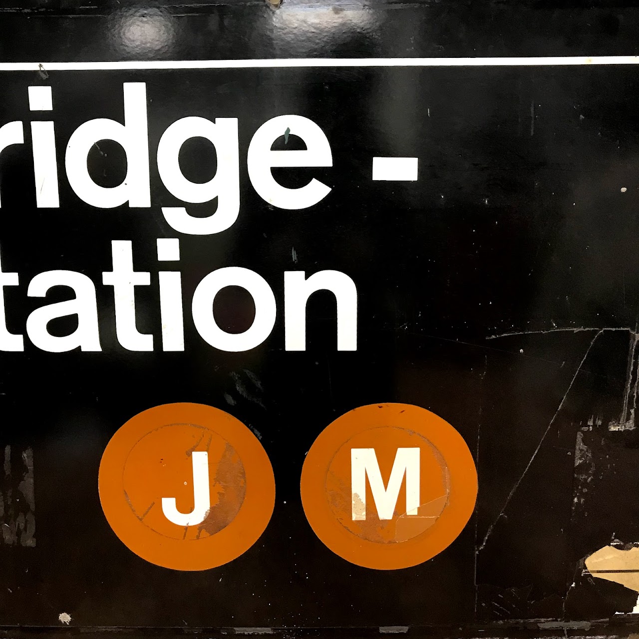 NYC MTA  City Hall Subway Station Sign