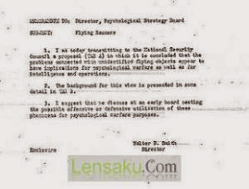 4 Dokumen Rahasia Cia Tentang Ufo