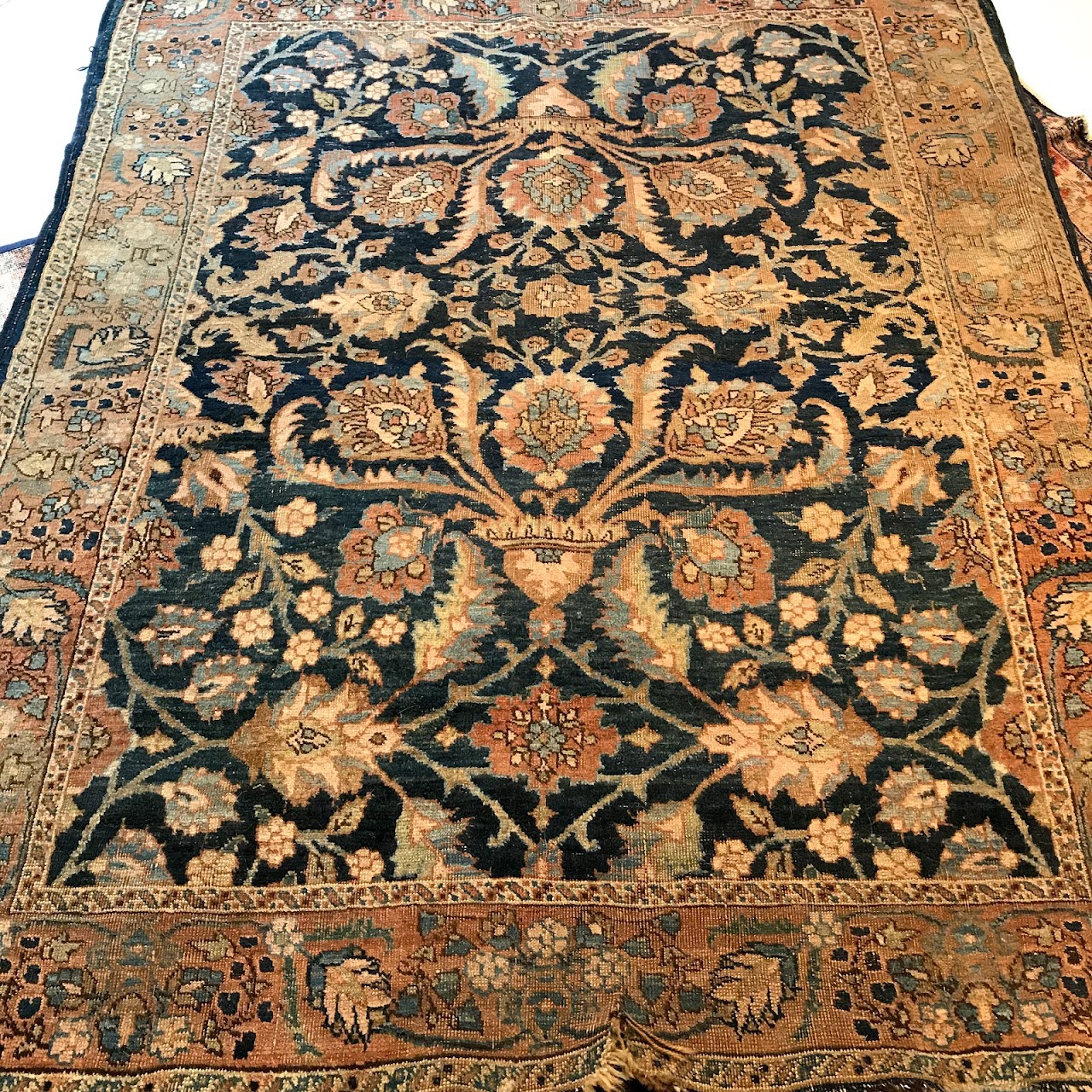 Wool Floral Area Rug #2