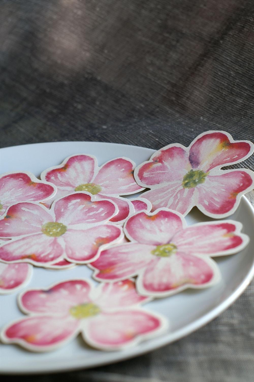 Pink Dogwood Flower Prints