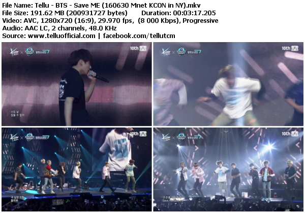 Download Perf BTS - Fire + Save ME @ Mnet KCON in NY 160630