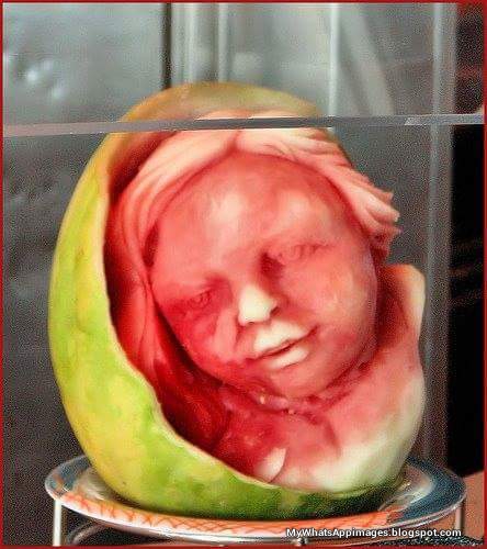 Beautiful Art on Watermelon Images