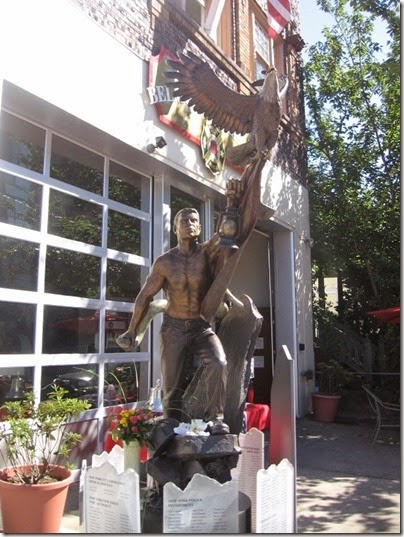 IMG_3633 Strength of America Statue at the Belmont Firehouse in Portland, Oregon on September 11, 2008