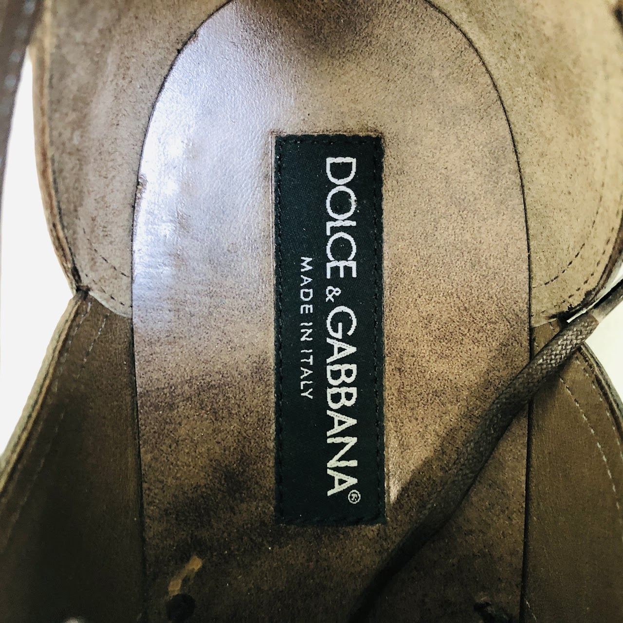 Dolce & Gabbana Oxford Sandals