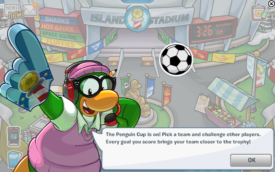 Club Penguin Penguin Cup 2014 Cheats