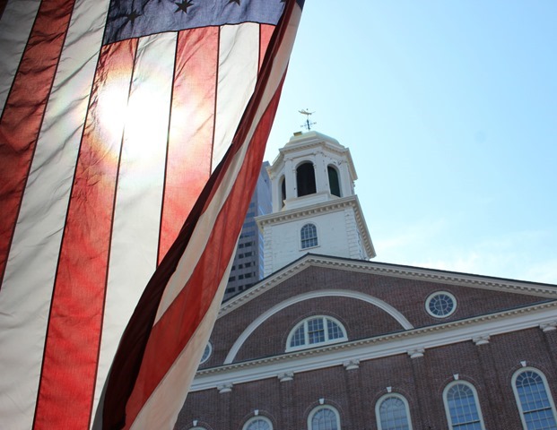 flag church