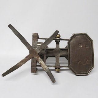 Antique Cast Iron & Brass Balance Scale