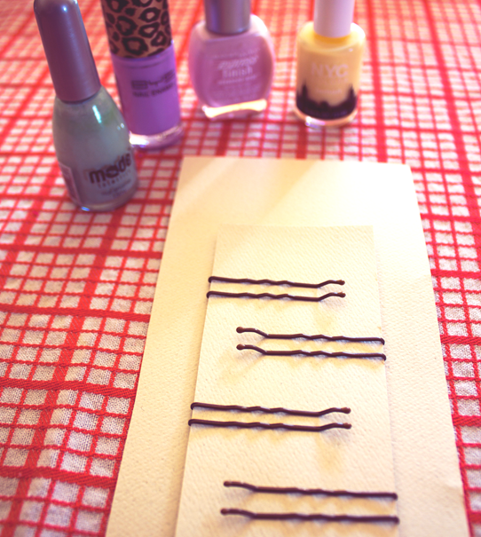 DIY Your Own Colored Bobby Pins | Lavender & Twill