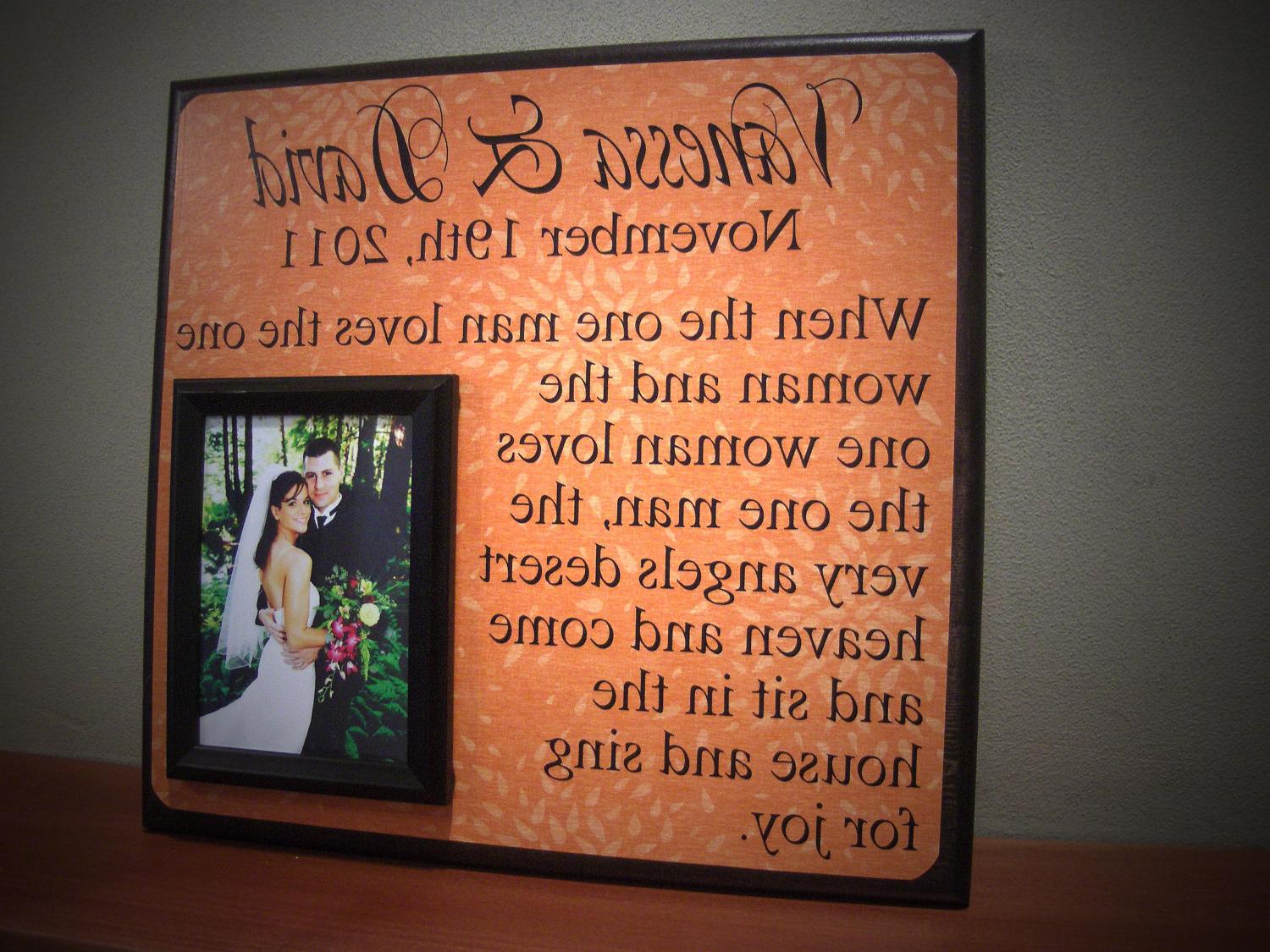 Personalized Wedding Frame