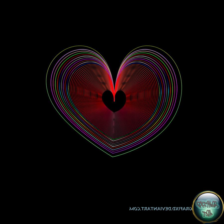 Vector Digital Heart by