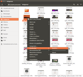 Enviar archivos con Pushbullet desde Nautilus y Nemo. Menú