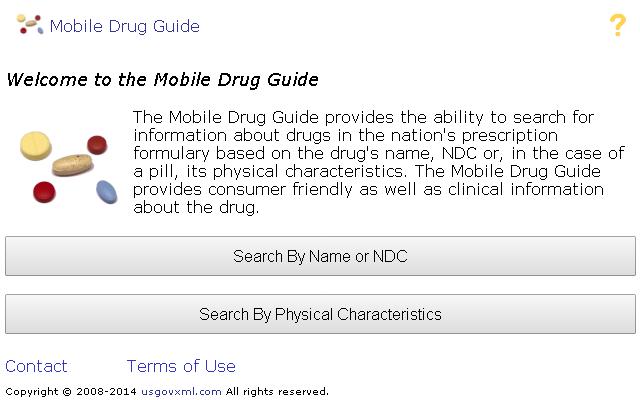 Mobile Drug Guide chrome extension