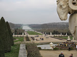 A look out at the immense gardens - the Grand Canal is what you see way out there