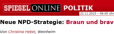 NPD - braun und brav