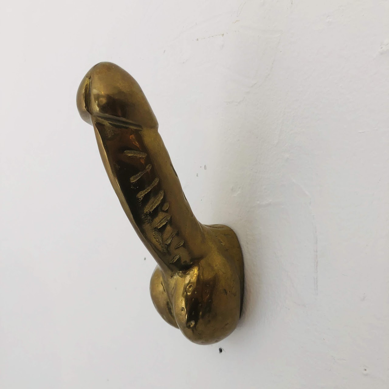 Brass Phallus Hook