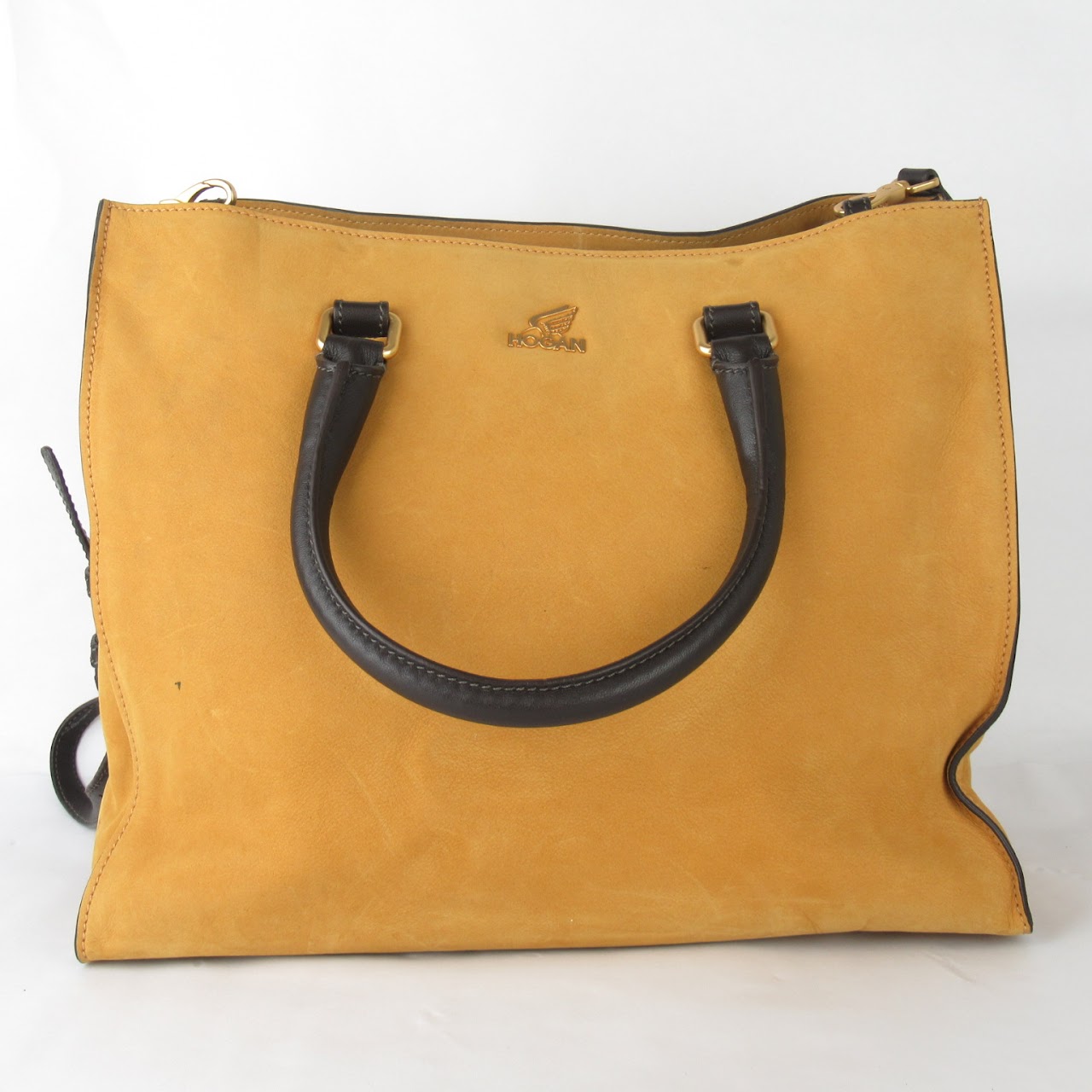 Hogan Nubuck Leather Crossbody Bag