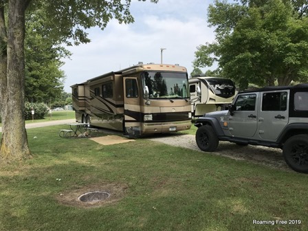 Our site at Totem Pole Park