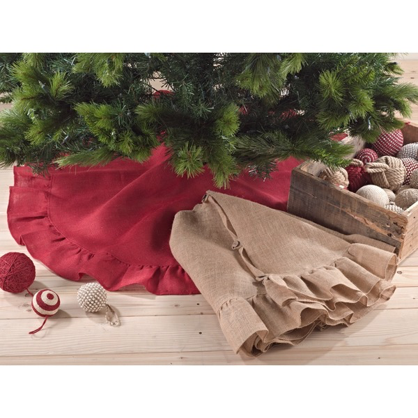 burlap tree skirt