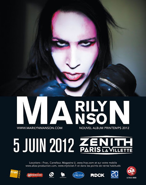 Marilyn Manson @ Le Zénith, Paris 05/06/2012