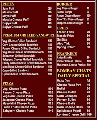 Bombay Chat House menu 2