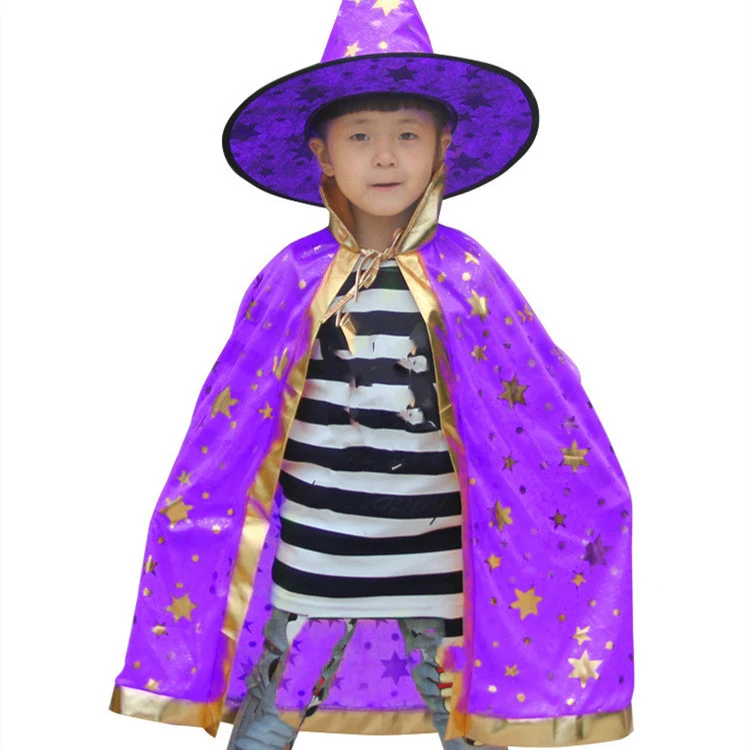 SIX STAR Peleryna Kostium Halloween dla Dzieci – Stwórz magiczny strój na Halloween. Miękka, wygodna i idealna dla małych poszukiwaczy przygód!