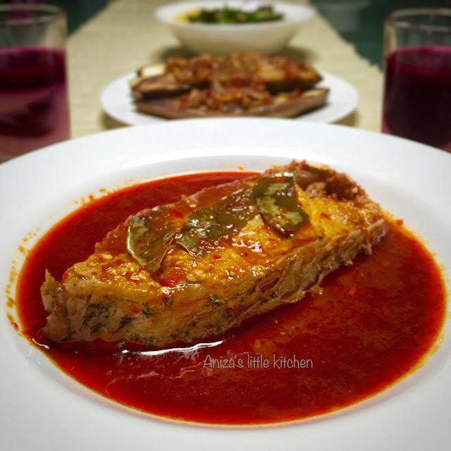 Aniza little kitchen: ASAM PEDAS MELAKA BEREMPAH