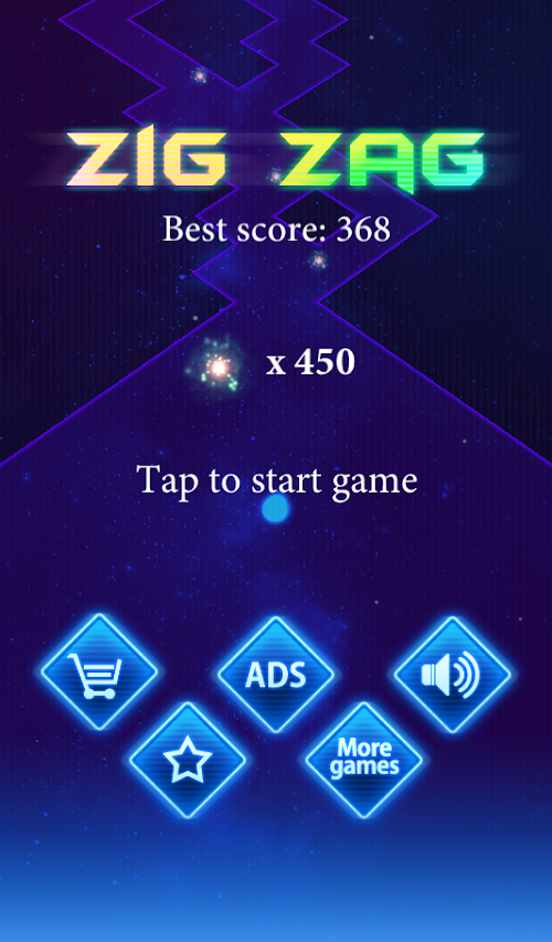 Android application ZigZag Portal Double Walls screenshort