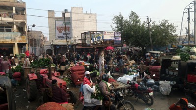 Market outside hospital