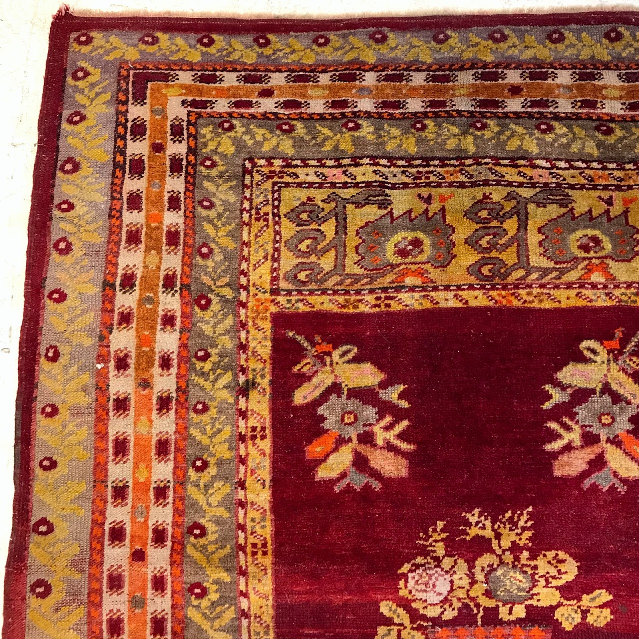 Wool Floral Area Rug
