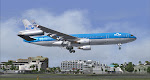 KLM MD-11 arrives St. Maarten