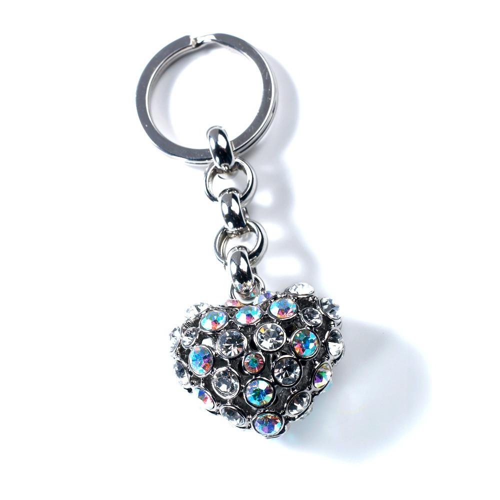 Glamour heart key ring