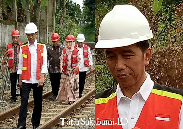 
Jokowi Tawar Menawar Dengan Menhub, Masalah Jalur Kereta Sukabumi - Bogor
