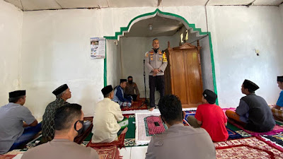 Safari Jumat di Masjid Nurul Hidayah, Kapolres Soppeng sampaikan Imbauan ini