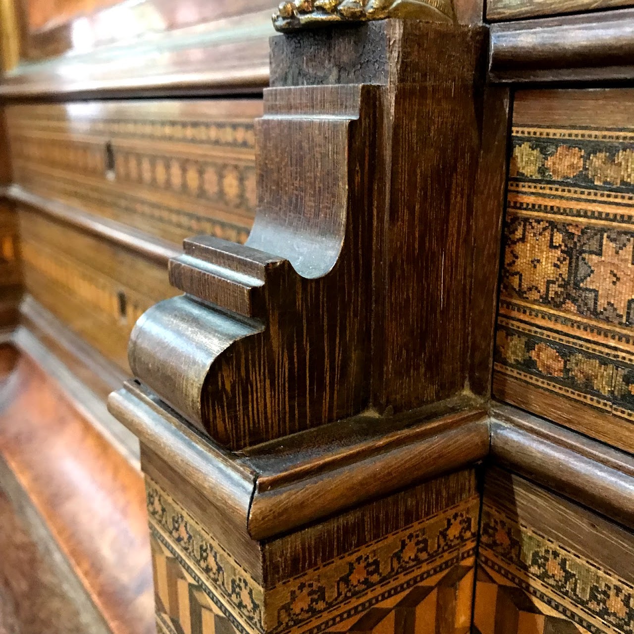 Italian Inlaid Cabinet