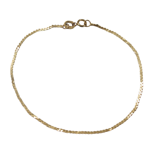 14K Gold Chain Bracelet