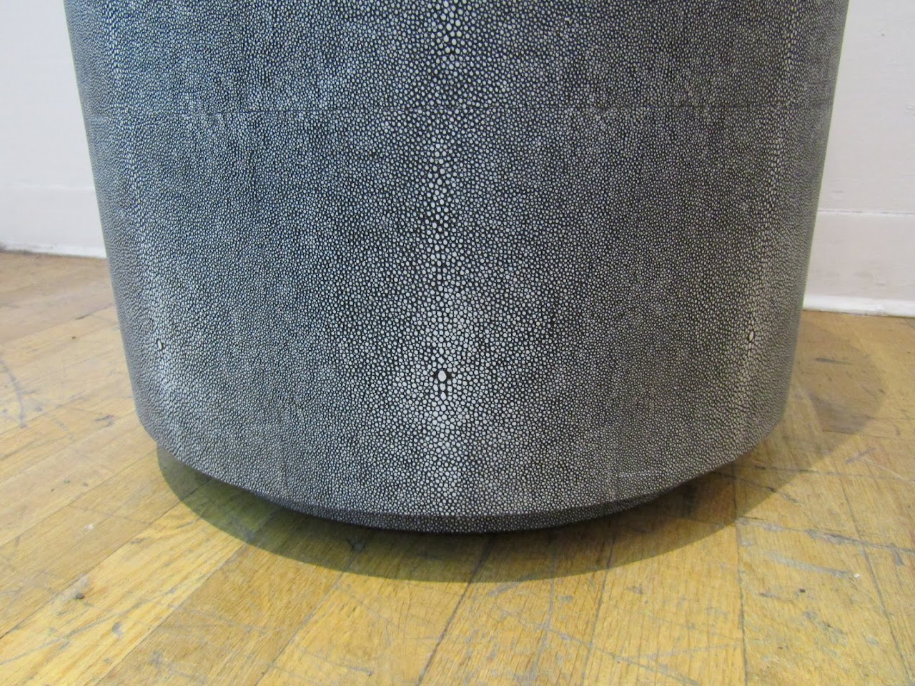 Brass Top Shagreen Table