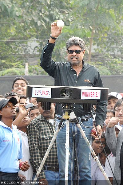 Kapil Dev recently dropped by Sambaran Banerjee