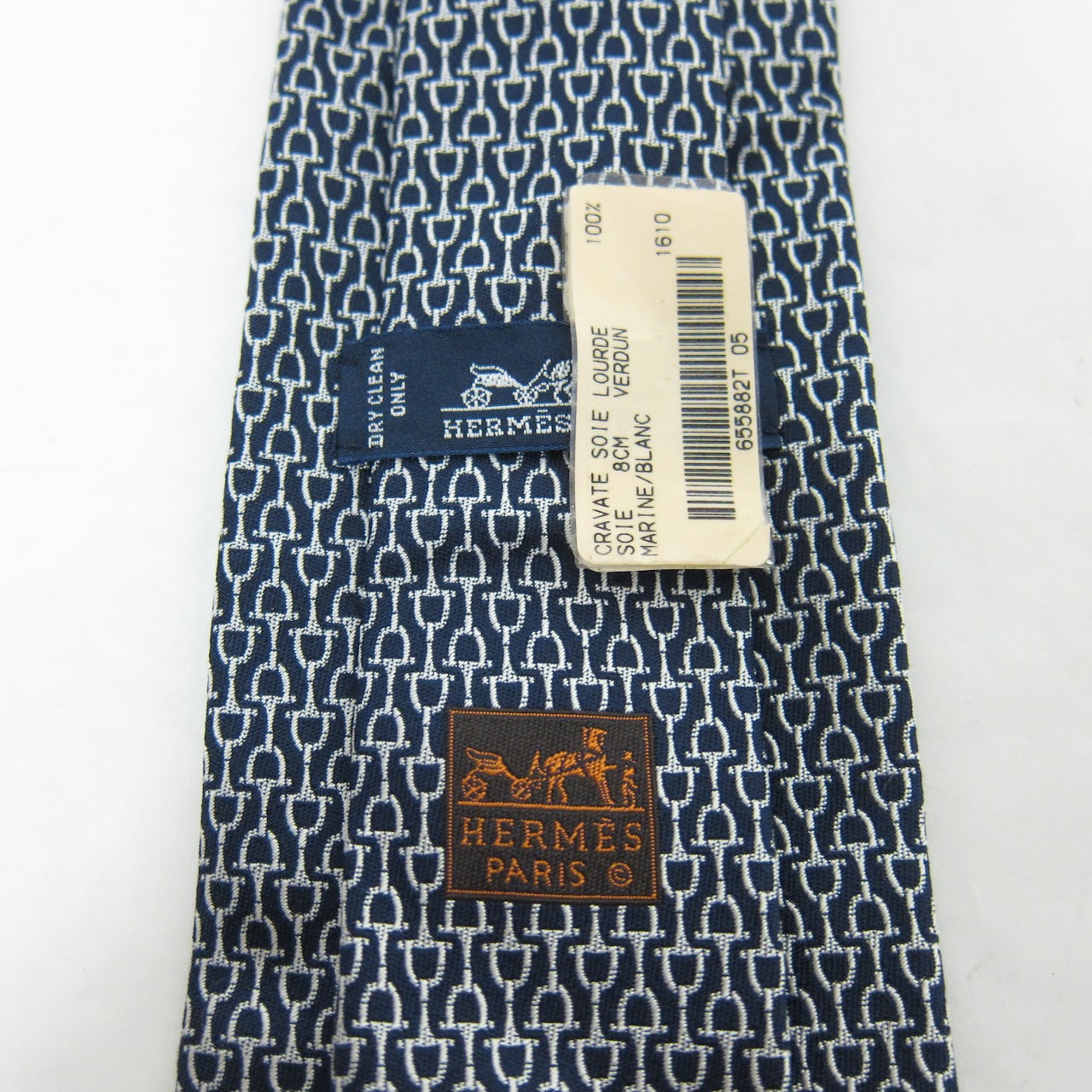 Hermès Heavy Silk Horse Bit Tie