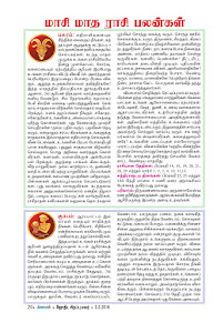 Tamil Matha Raasi Numerology Nadi Nakshathira Palan