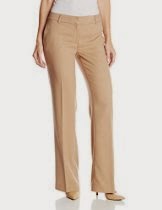 <br />Jones New York Women's The Zoe Double Welt Pocket Pant - Camel