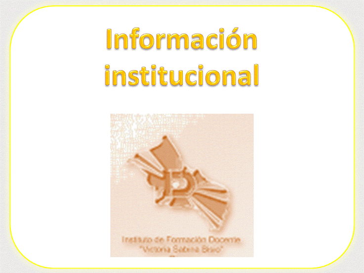 Ver los horarios del instituto