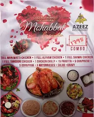 Azeez Restaurant menu 5