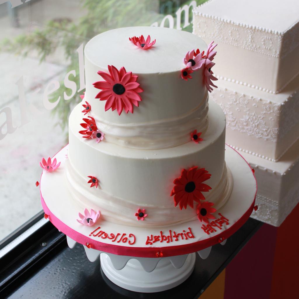 Gerbera Daisy Cake