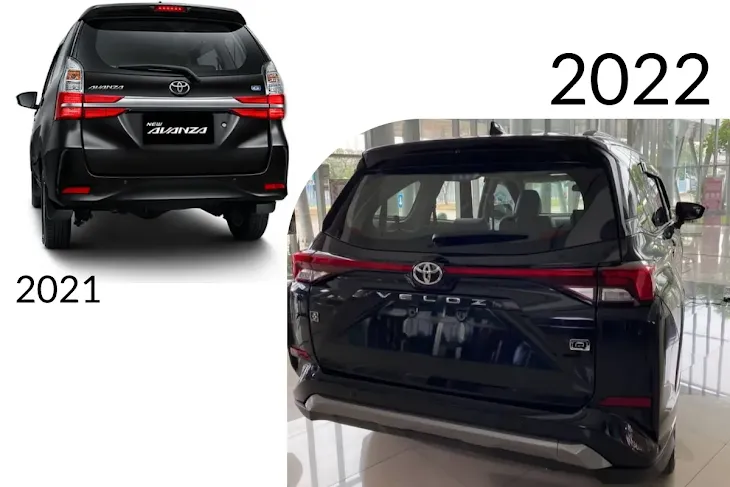 avanza veloz 2022 belakang