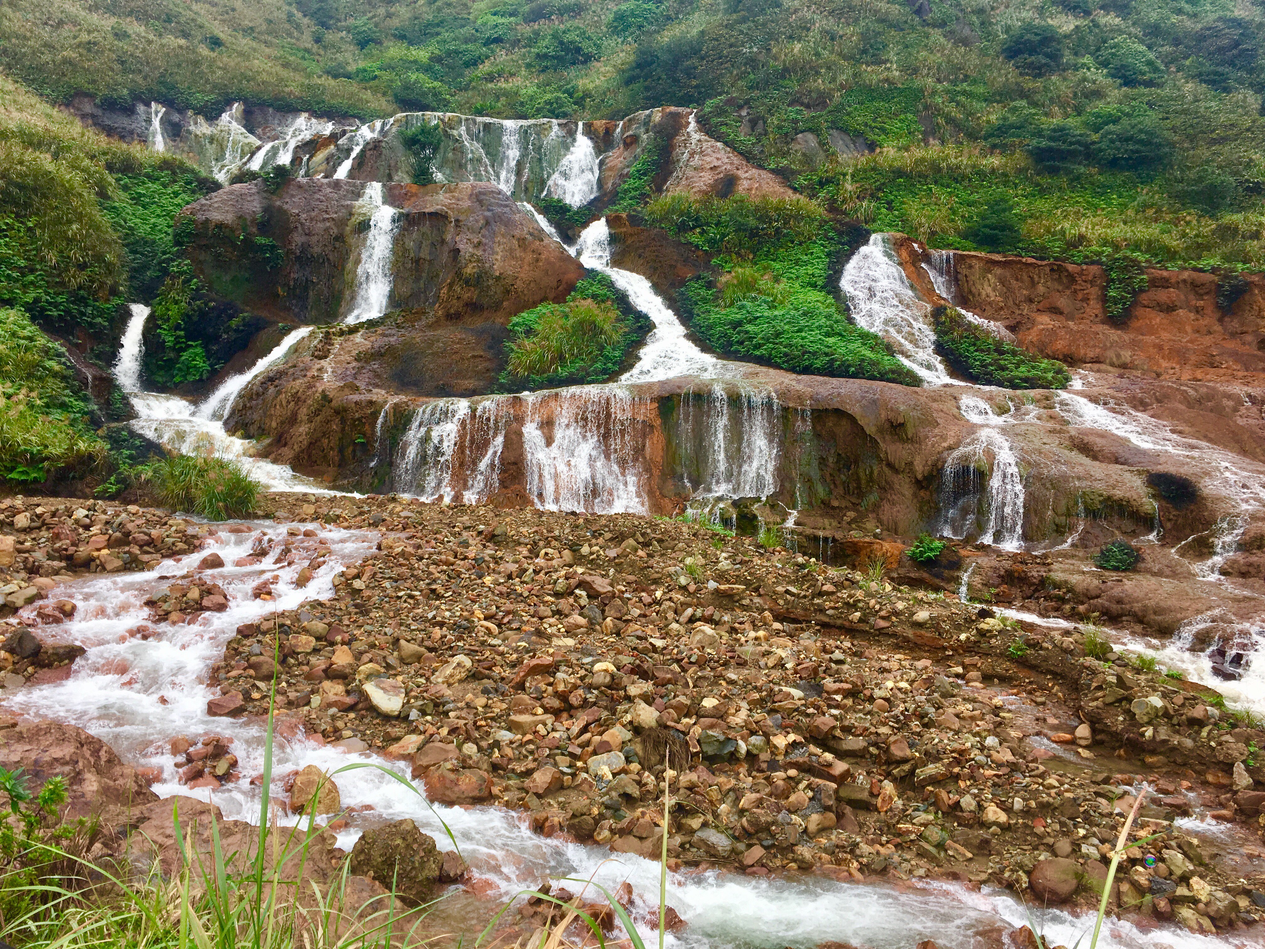 golden waterfall, ruifang, new taipei, taiwan