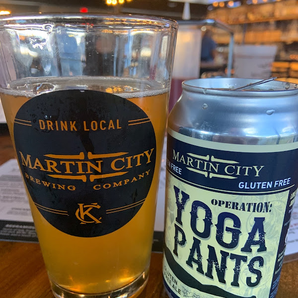 Gluten-Free Beer at Martin City Brewing Company Pizza & Taproom