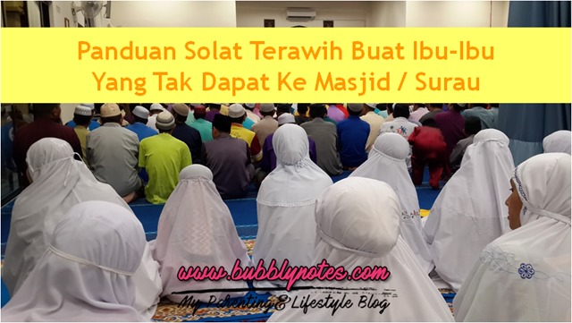 PANDUAN SOLAT TERAWIH DI RUMAH BUAT IBU-IBU 10