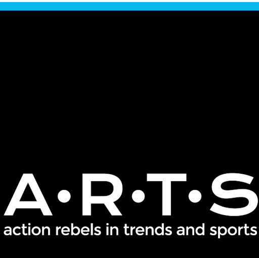 A-R-T-S Action rebels in trends and sports logo